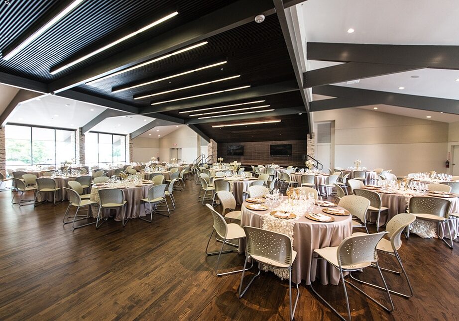 Mike Fritz Event Center wedding setup